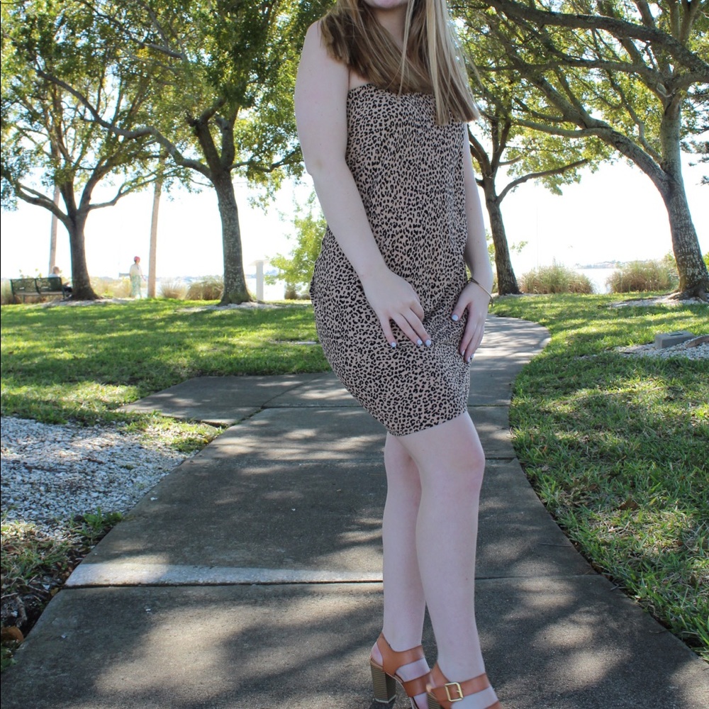 Cheetah print skirt/dress